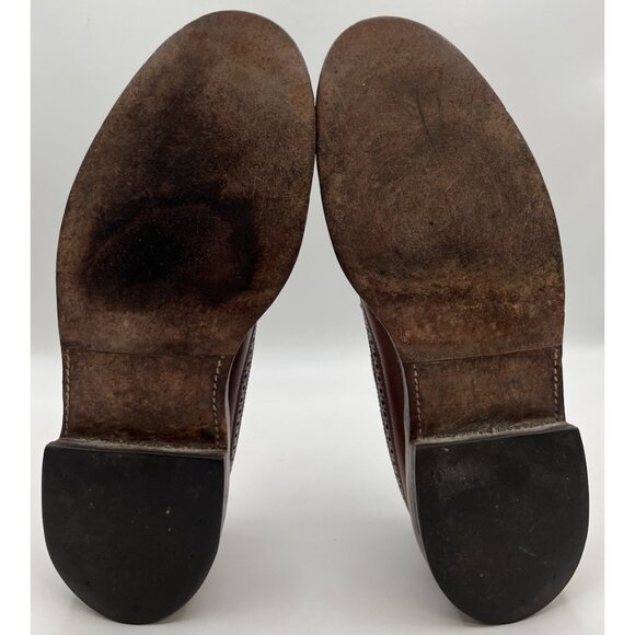 Vintage Florsheim Royal Imperial 93602 Longwing Wingtip Dress Shoes Men’s 8C - Picture 12 of 12